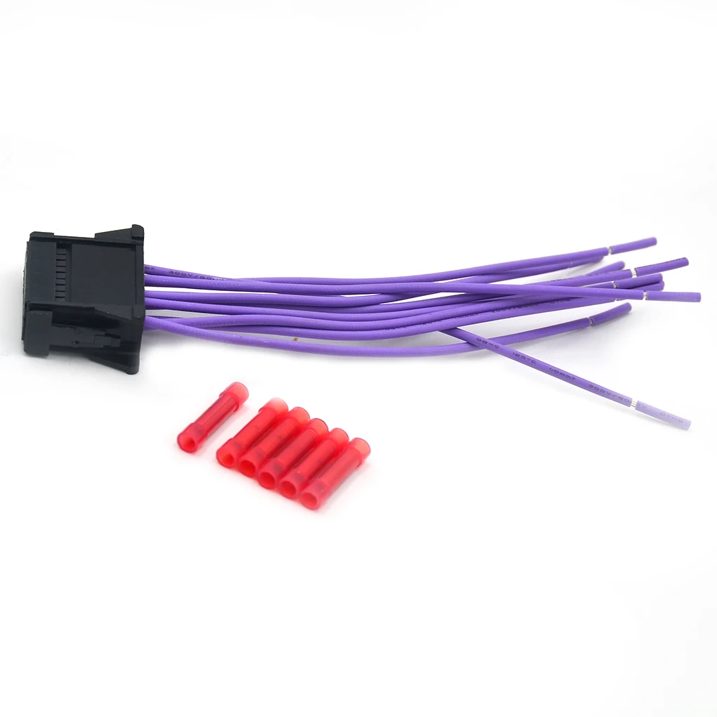 

Heater Motor Resistor Wiring Harness Repair Kit with Connector Replacement for Megane Scenic 2 Clio Twingo