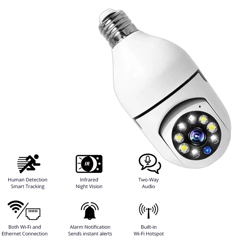 

Security Monitor IP Camera Wireless WiFi 1080P IR Night Vision Motion Detection Camera Record Video Two-way Voice Anti-theft APP