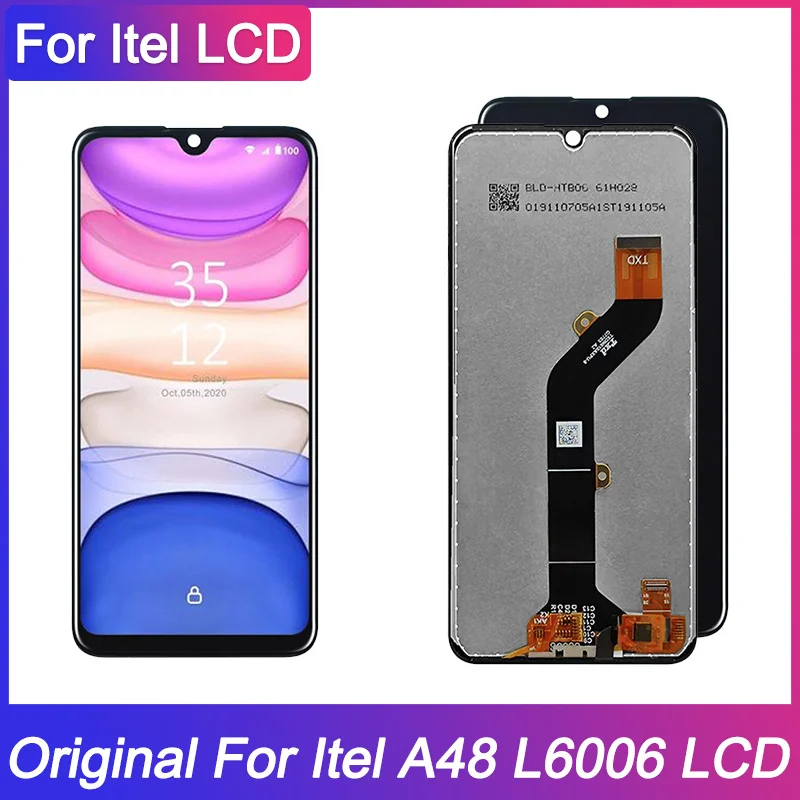Оригинал для itel A48 L6006 LCD дисплей кодирующий преобразователь сенсорного экрана в