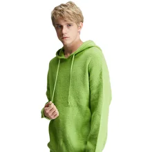 Men's Pullover Hooded Sweater Teen Tide Brand Loose Plus Size Men's Knitwear