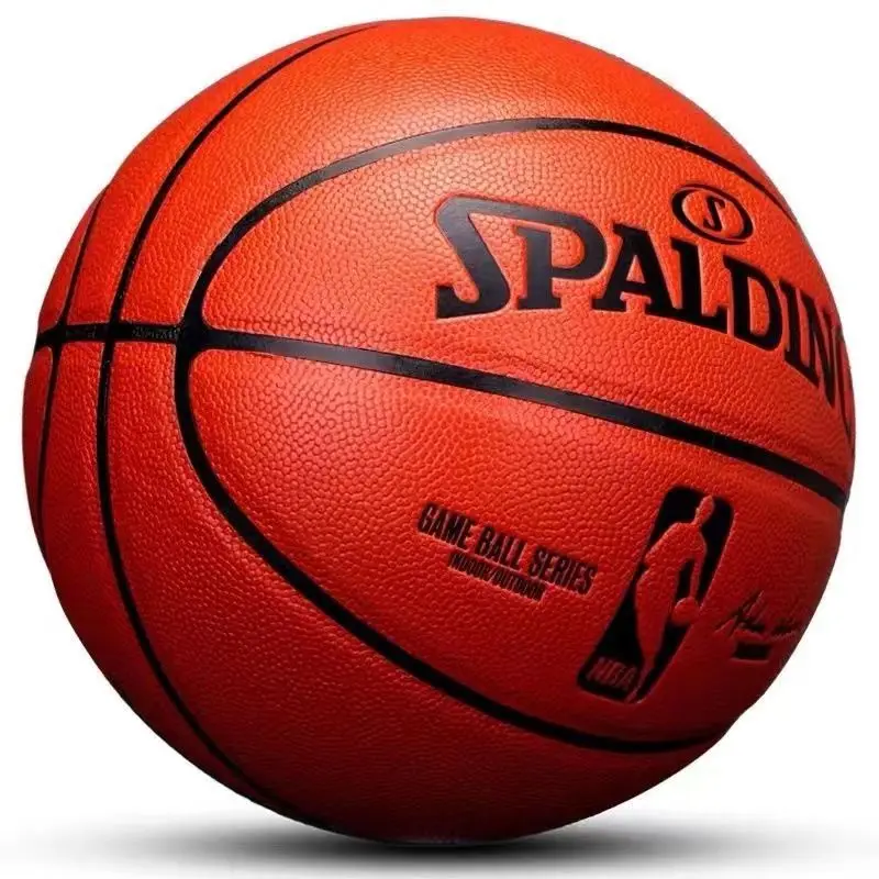 

Original Spalding Basketball Size 7 Rubber High Quality Standard Basketball Ball Outdoor or Indoor Training Sports
