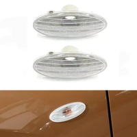 2x side turn signal light cover fender marker fit for nissan march iii cube juke f15 note dualis x trail t31 2 0 durable