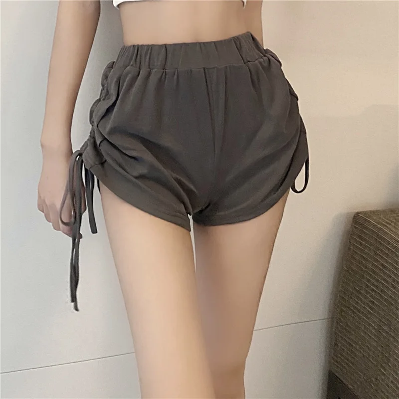 2021 Spring and Autumn Sexy Shorts Women Summer High Waist Drawstring Sexy Hot Pants Slimming Sports Casual Pants Womens Shorts