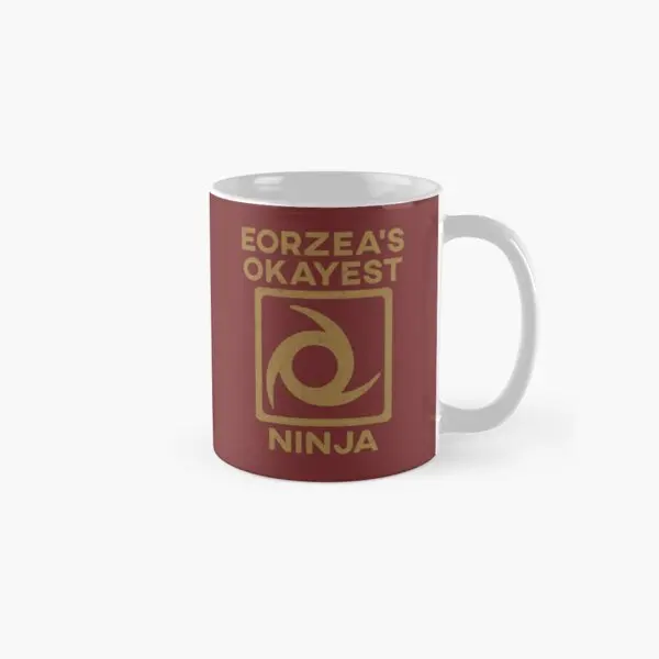 

Eorzeas Okayest Nin Xiv Classic Mug Design Picture Coffee Gifts Printed Handle Round Photo Image Simple Drinkware Tea Cup
