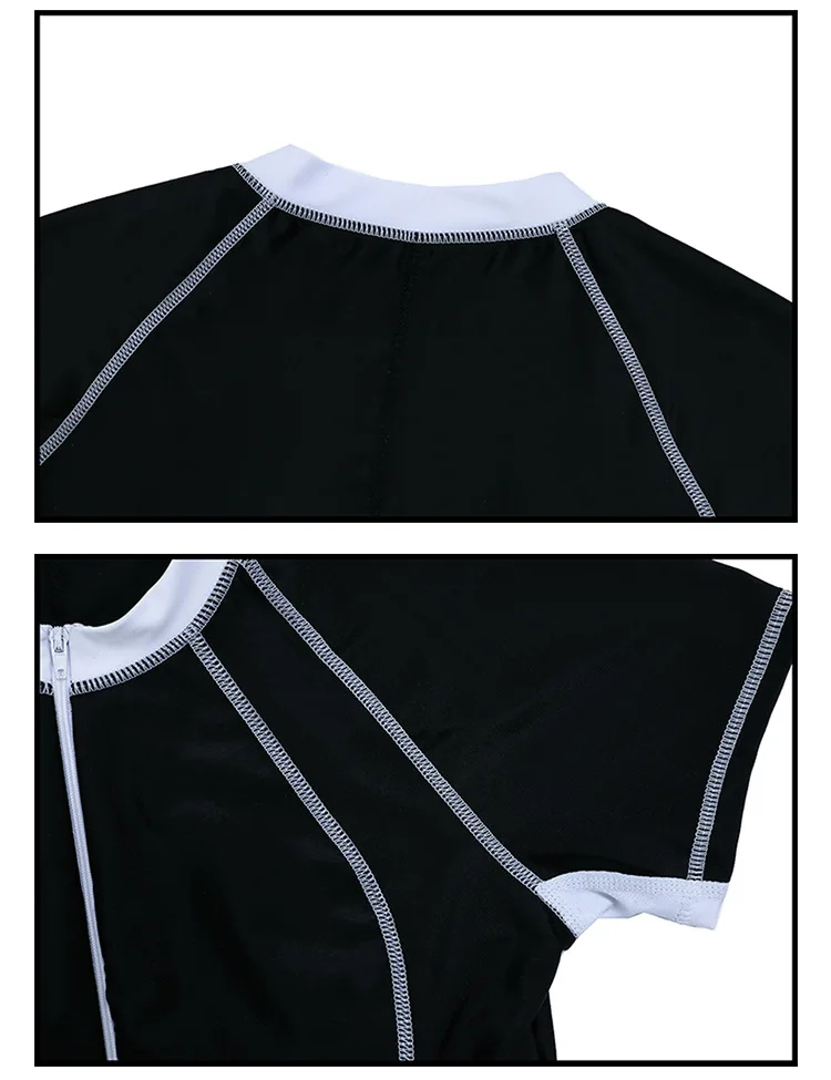 Women One Piece Professional Quick-Drying SwimWear Plus Size Water Sport Surfing Beach Bathing Suit Competitive Rash Guard Paded