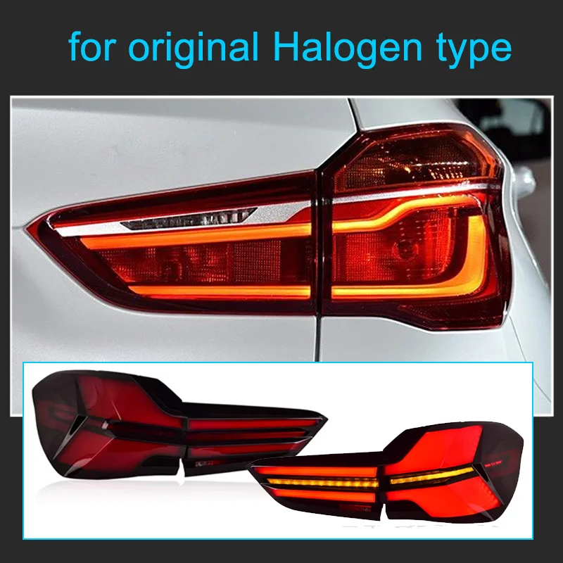 

1 пара светодиодных задних фонарей для BMW F48 F49 X1 2016-2022, обновленные светодиодные задние фонари с динамическими поворотными светодиодными задними фонарями