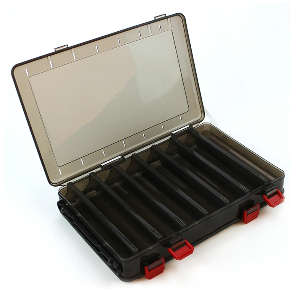 

Спортивная двухсторонняя регулируемая многофункциональная коробка для рыболовных снастей с крючками, профессиональная прозрачная портат...