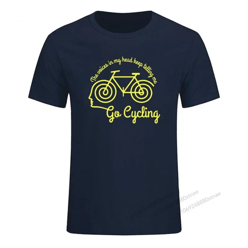 

Voices In My Head Cyclinger MENS RLTW T-SHIRT Tee Cycle Cyclinger Bicycle Birthday Basic Models Print T Shirt Summer Casual