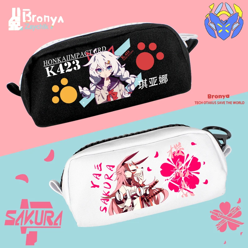 

Anime Honkai Impact 3 Bronya Zaychik Penbag Pen Bag Stationary Gift
