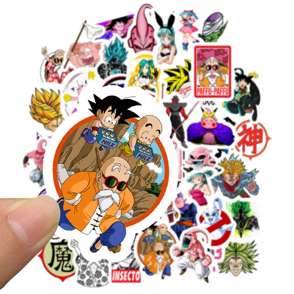 

100pcs Cute Dragon Ball Anime Stickers Cartoon Decal Graffiti Phone Fridge Laptop Motorcycle Waterproof Graffiti Sticker