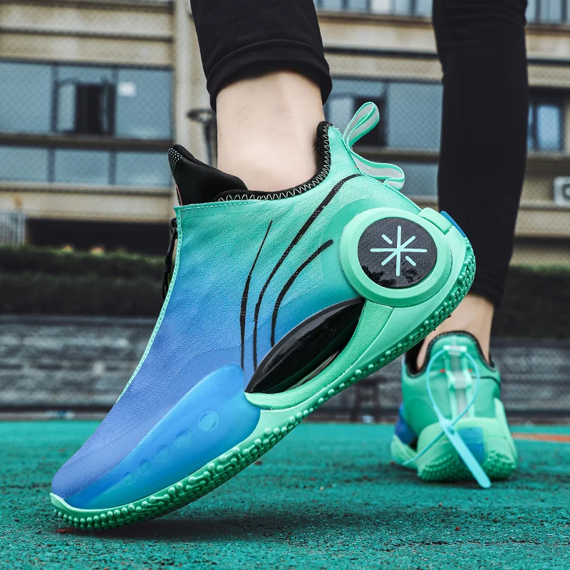 Fashion Cushioning Basketball Shoes Men Sports Shoes High Tops Mens Basketball Sneakers Men Outdoor Men Athletics Sneakers 2022