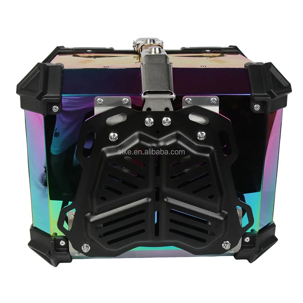 SLKE красочный 45л Cajas De Cola Motocicleta держатель для доставки хвостовой чехол