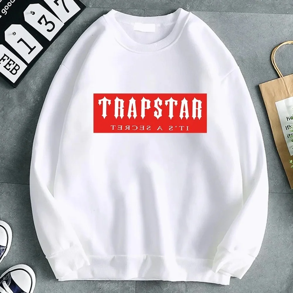 

Trapstar London New Unisex Letter Printed Long Sleeve Crew Neck Pullover Casual Sweatshirts