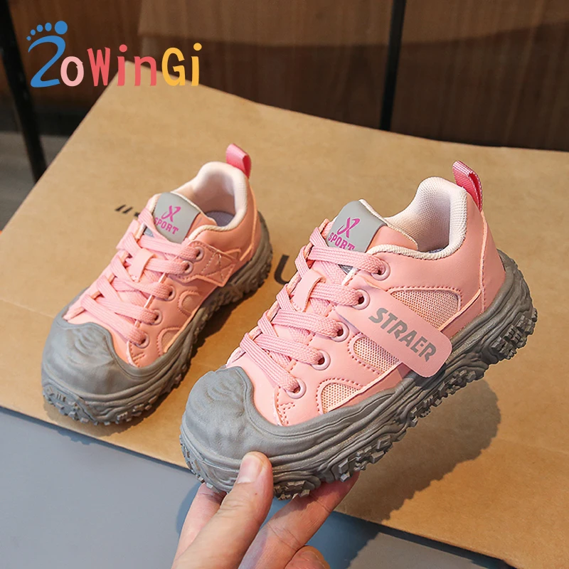 

Size 26-36 Kids Shoes Vintage Girls Casual Shoes Hoop & Loop Toddler Girl Shoe Lightweight Boy Child Shoe zapatos informales