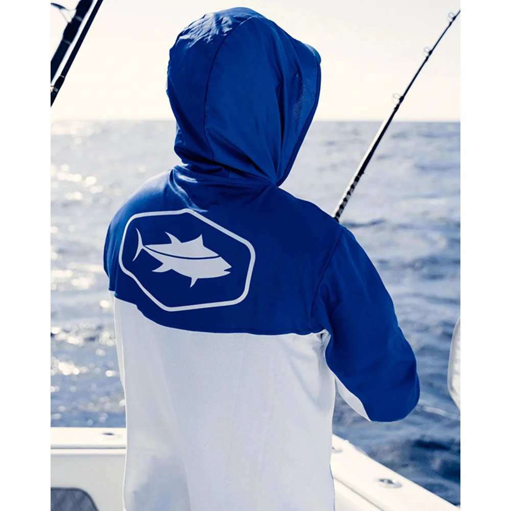 BILLFISH Gear Men Fishing Long Sleeve Hooded Shirts Blusas Para Pesca Fishing Performance Apparel Camisa De Pesca Uv Manga Longa