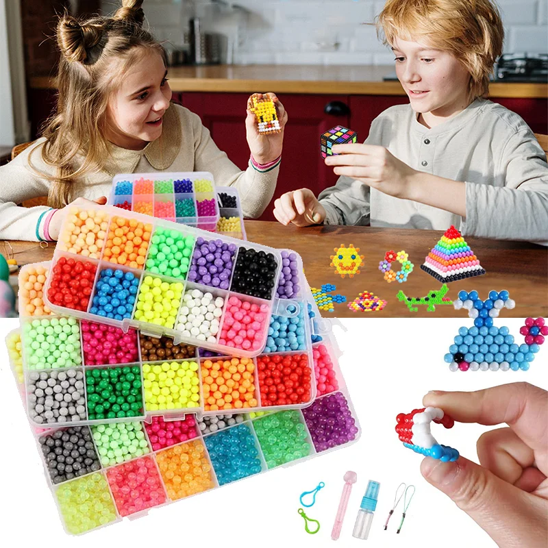 

12800 шт./набор, бусины-распылители для детей