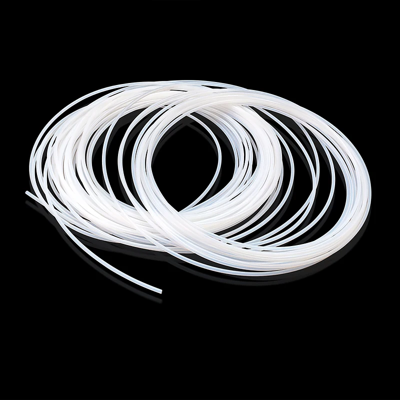 Фото 3KV 600V тефлоновая трубка ptfe, изолированный капиллярный шланг, жесткая труба, экструдер Боудена, передача для деталей 3D-принтера №2