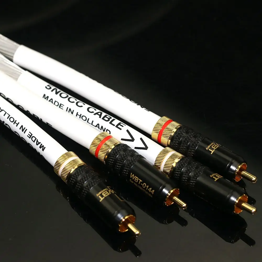 Микросхема Nederlandse Sterling Zilveren Meeaocc 7Nocc Audio Cd Speler Audiokabel Hifi Dubbele Rca Versterker Signaalkabel WBT-0144 S