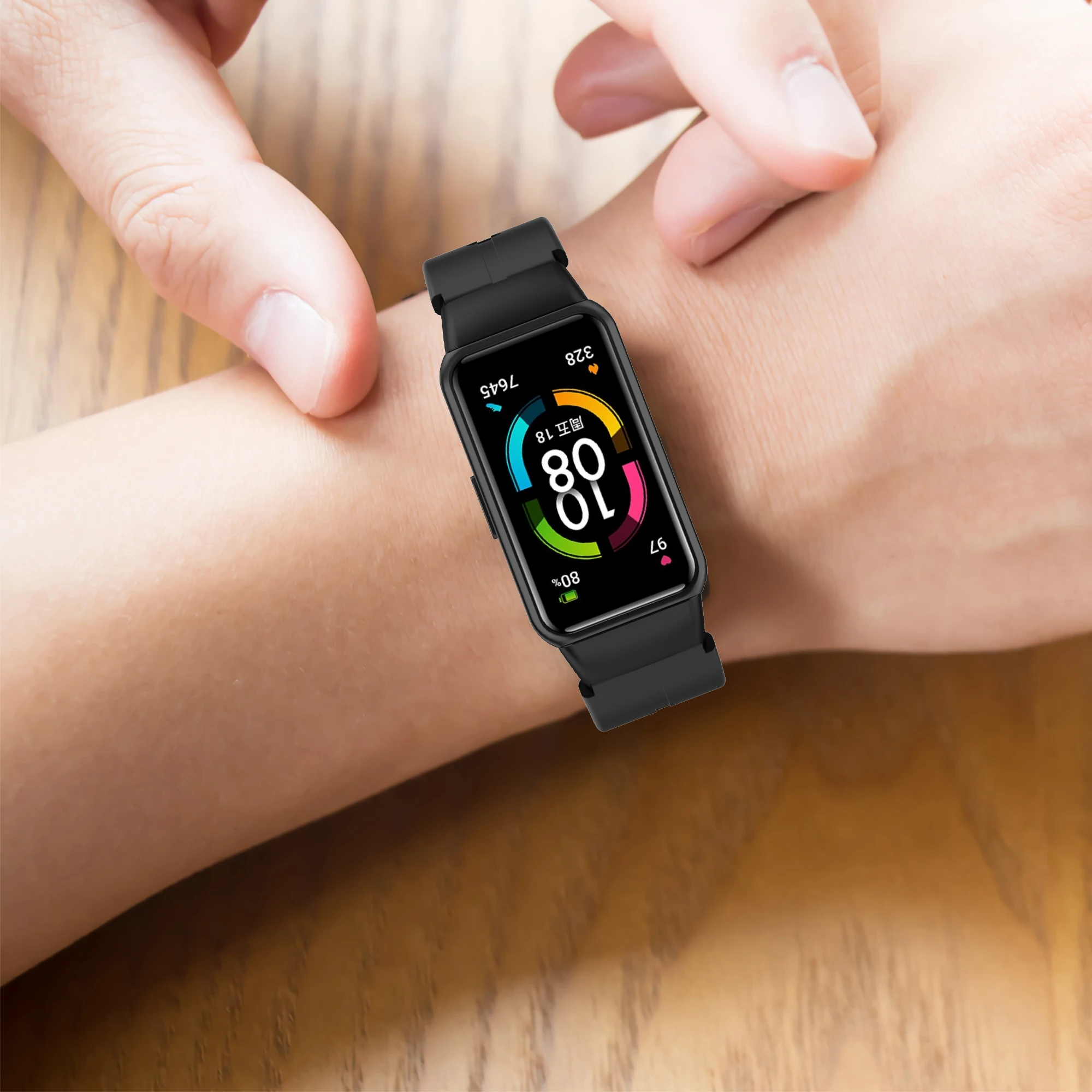 

Силиконовый ремешок подходит для смарт-часов honor band7 Glory браслет huawei band6/6pro ремешок для часов