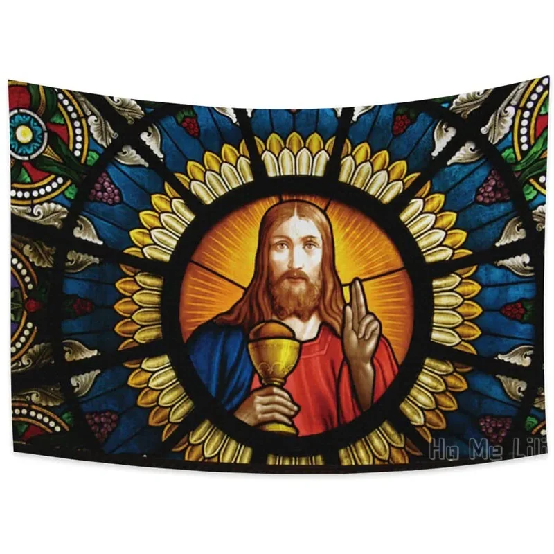 Христос Милосердце Иисус Преподавание настенный церковный алтарь Окно Витражи