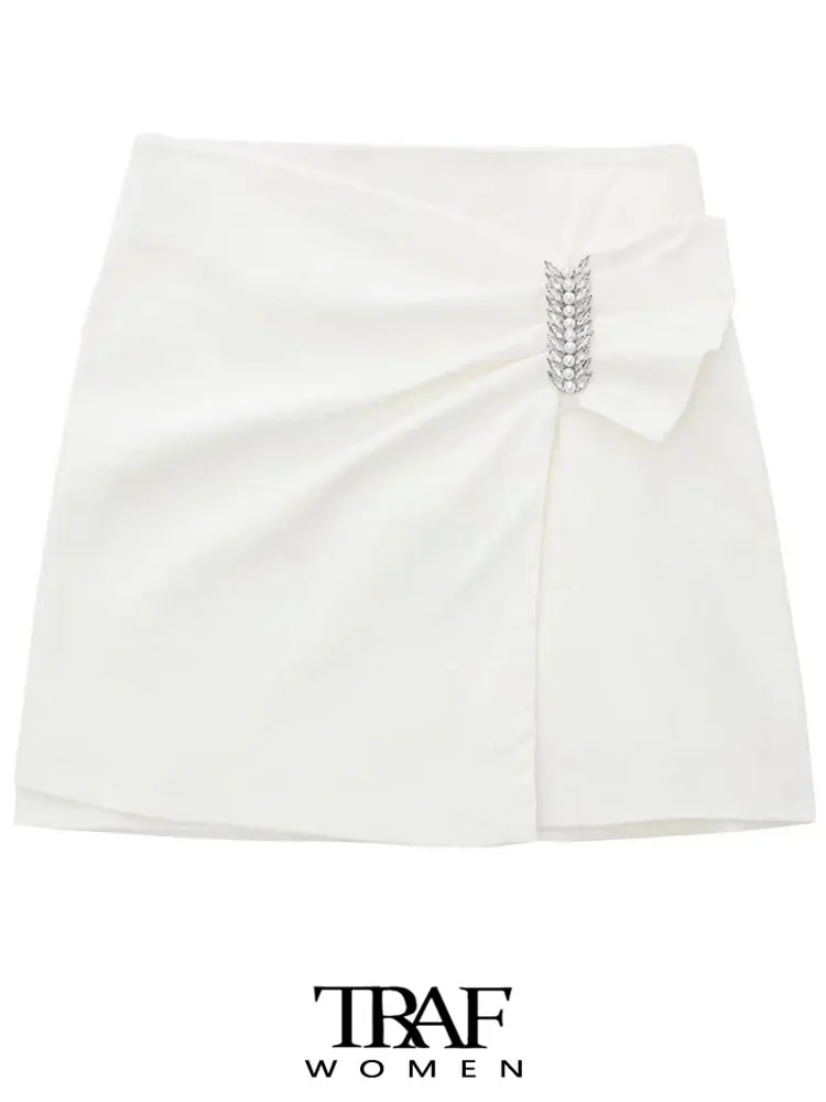 

Юбка-мини с застежкой-молнией, с высокой талией