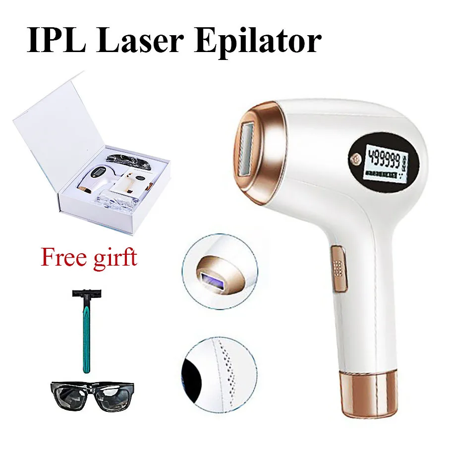 Painless Laser Epilator IPL Hair Removal for Women Hot Sell Epilator Permanent Photoepilator Face Whole Body Leg Depiladora