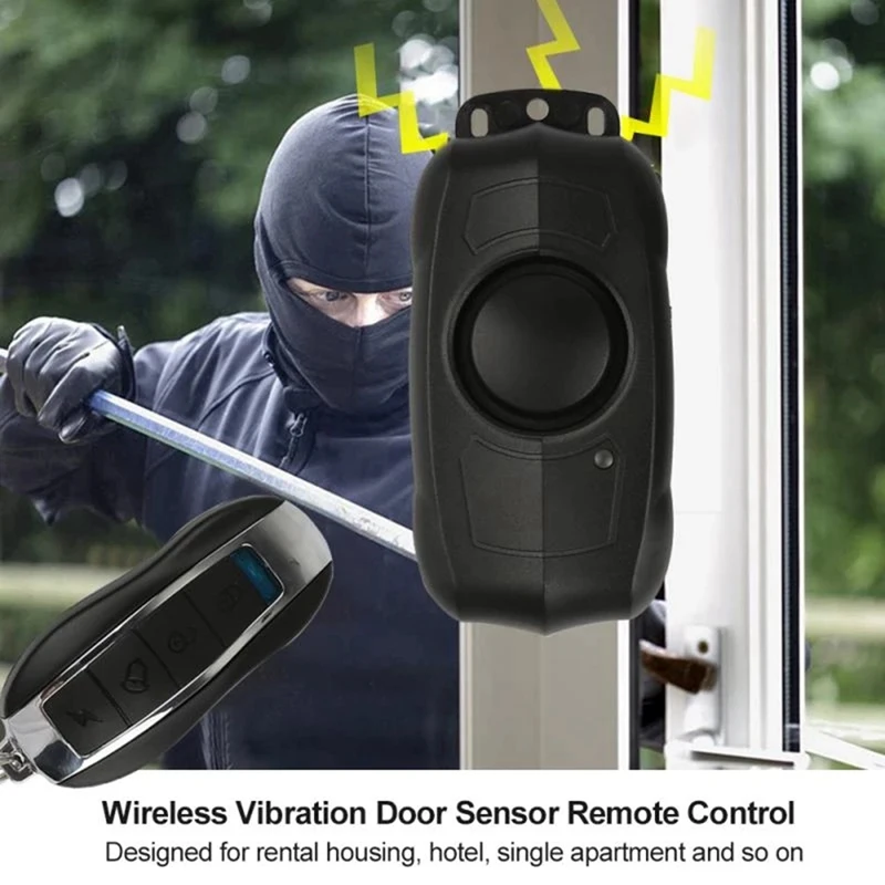 

Remote Control Alarm Waterproof and Anti-Lost Wireless Remote Control Anti-Theft Alarm for Motorcycles Electric Bicycles