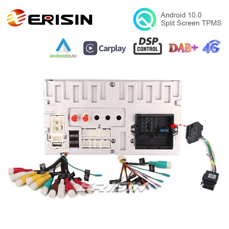 Erisin ES8169C 7 &quotOcta-Core Android 10 0 автомобильный DVD-плеер и Авто GPS DVR для Benz CLC W203 CLK W209 C280 C300