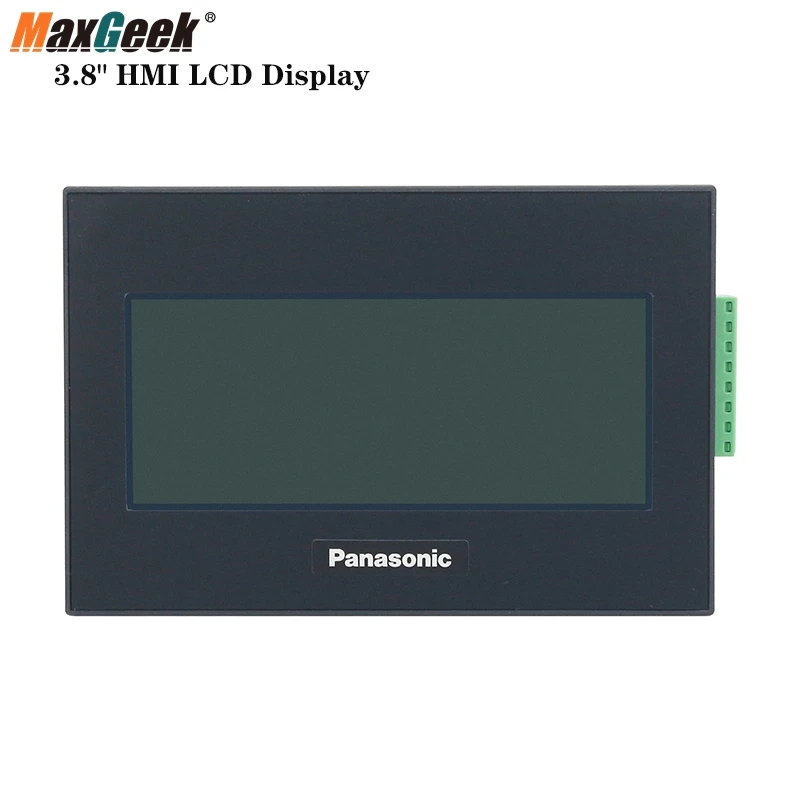ЖК-дисплей Maxgeek AIG02GQ02D 3 8 дюйма HMI монитор для замены сенсорного экрана Panasonic Дюйма