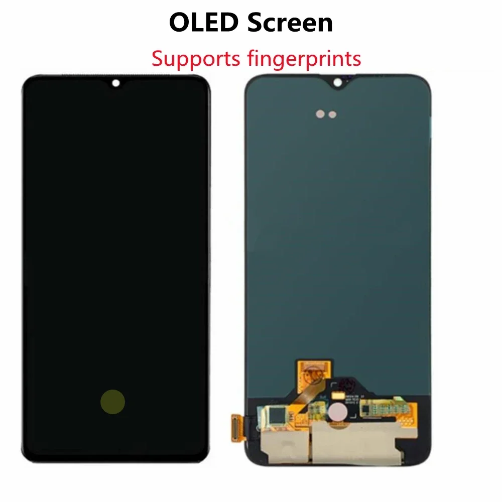 6 41 &quotOLED для One plus 6T ЖК-дисплей с цифровым преобразователем сенсорного экрана в