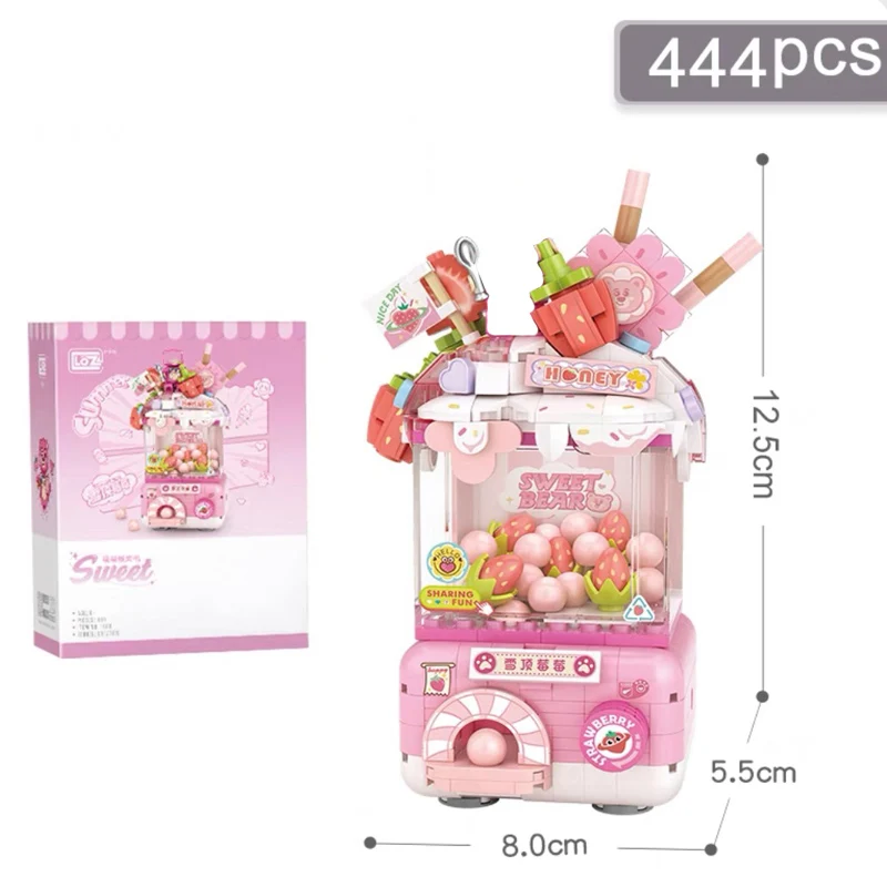 LOZ Mini-City Street Food Truck Магазин Мороженого Фруктовая Десертная Станция Строительные