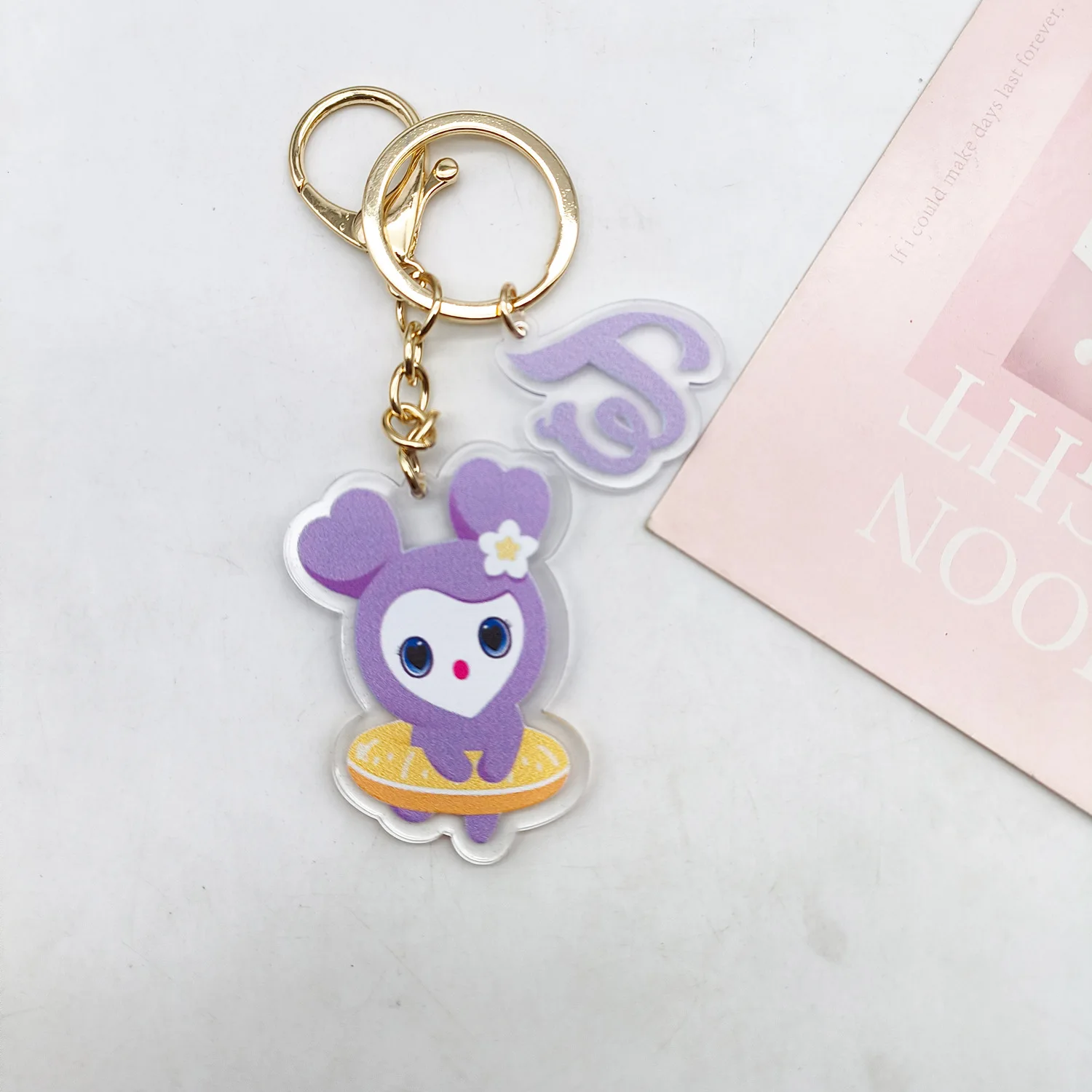 Корейская группа двухсторонний акриловый брелок с мультяшным изображением