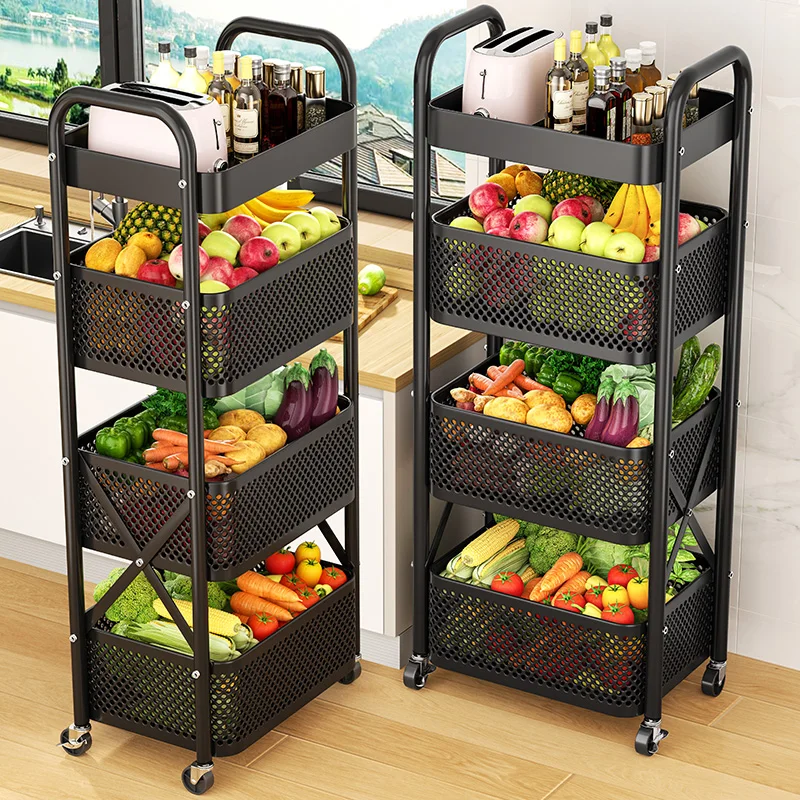 Тележки для хранения кухонные аксессуары тележка организации тележки кухонный