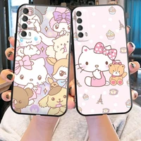 cute hello kitty kromi phone case for huawei honor 10 v10 10i 10 lite 20 v20 20i 20 lite 30s 30 lite pro carcasa back coque
