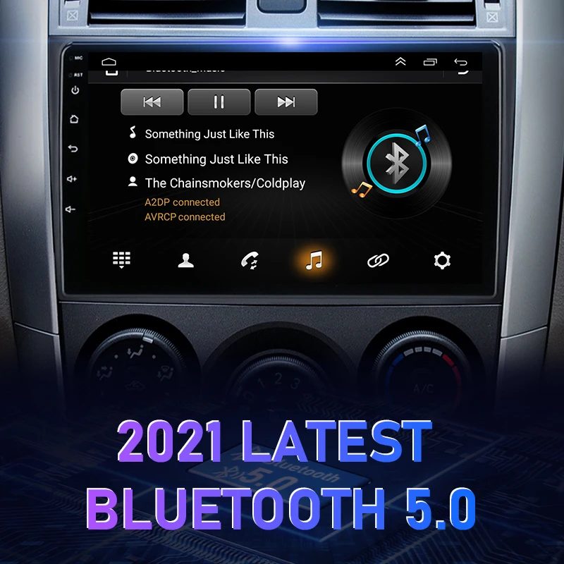 Автомобильный стерео-радиоприемник Android10 для Toyota Corolla E140/150 2007 2008 2009 2010 2011 2012 2013