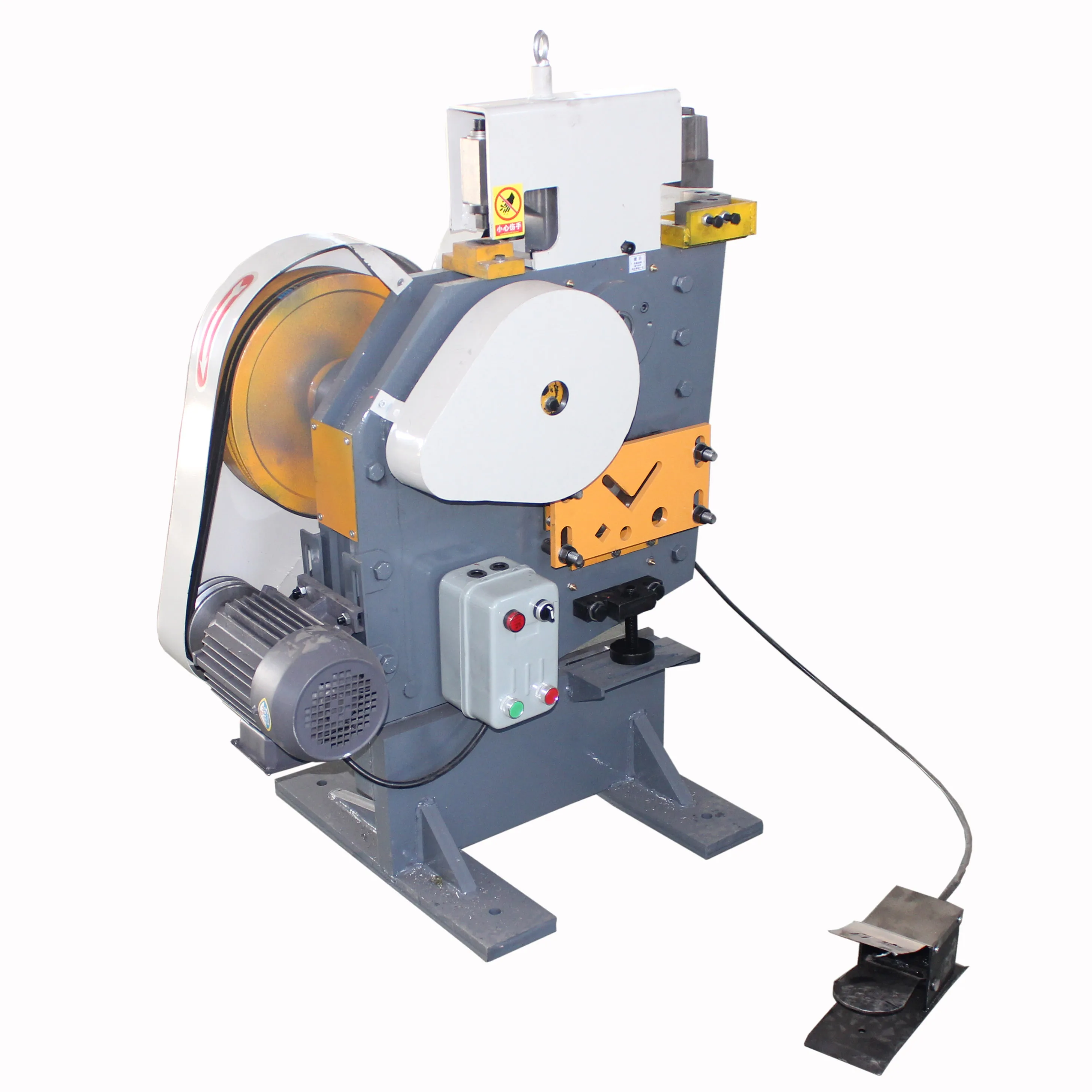 

Hydraulic Sheet Metal Steel Ironworker Shearing and Punching Machine Iron Worker Punching Shearing Machine