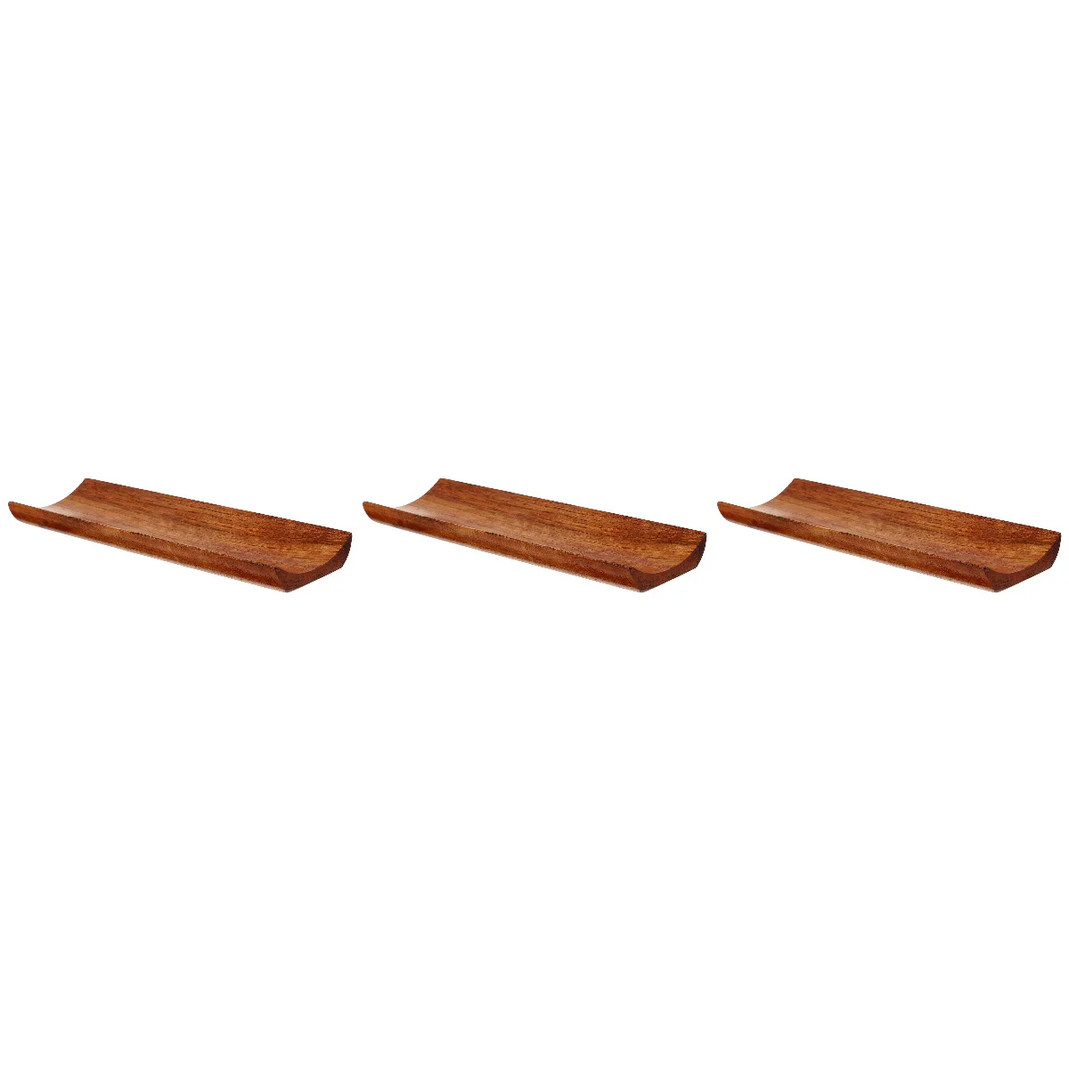 

3x Wooden Platter Tray Hot Pot Beef Plate Sashimi Tray Plate Snack Plate Tray Pastry Plate Tray