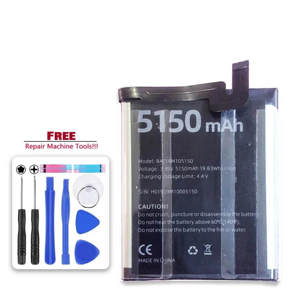 Сменный аккумулятор для DOOGEE S55 S55Lite T6 S60 S95 Pro S95Pro BL7000 BL12000 S60Lite BL12000Pro