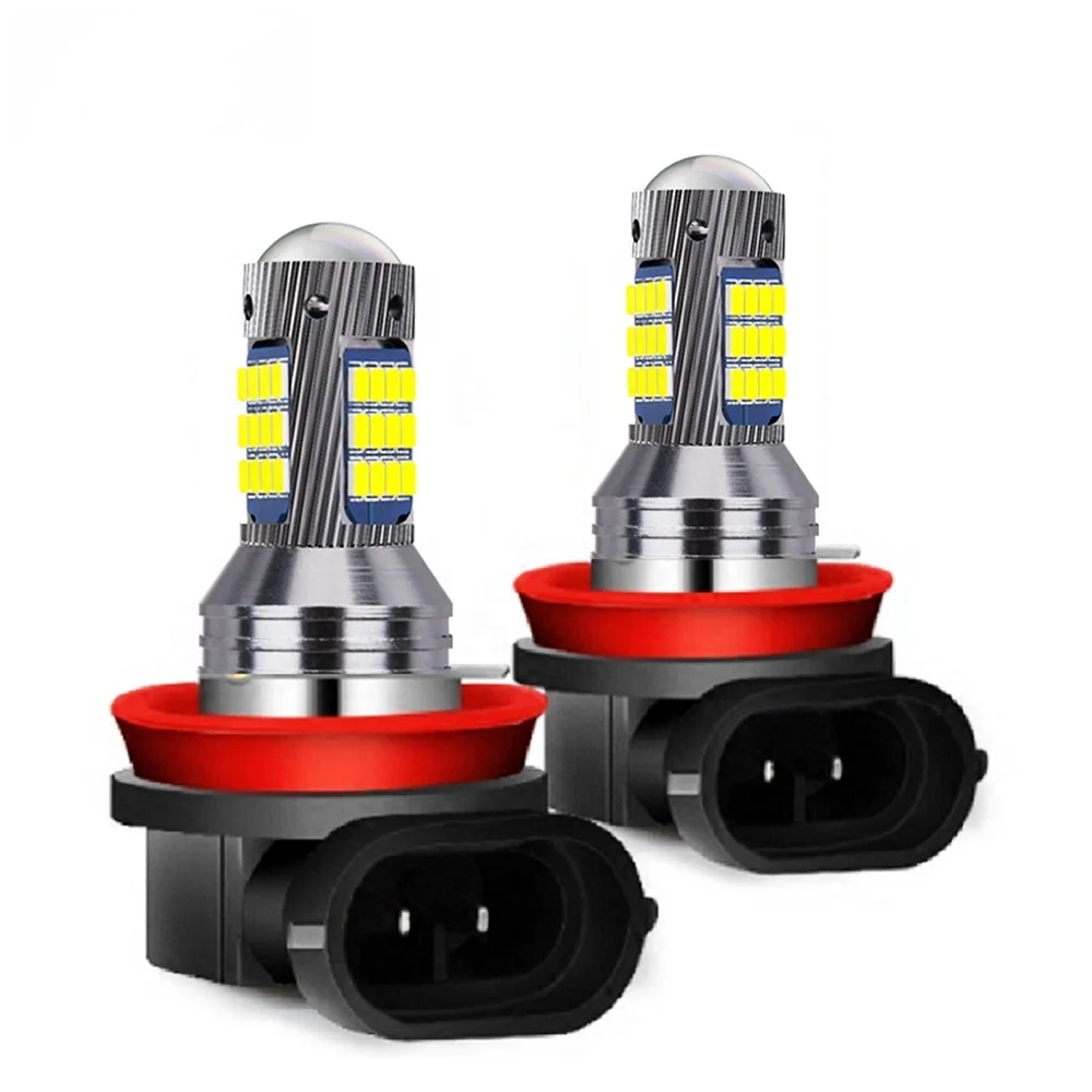 20pcs Car fog lights 1000 lumen H3 H1 H27 880 881 42 smd 2016 LED 0.28A Car Styling DRL Lights Bulbs Driving Day Running 12V-28V