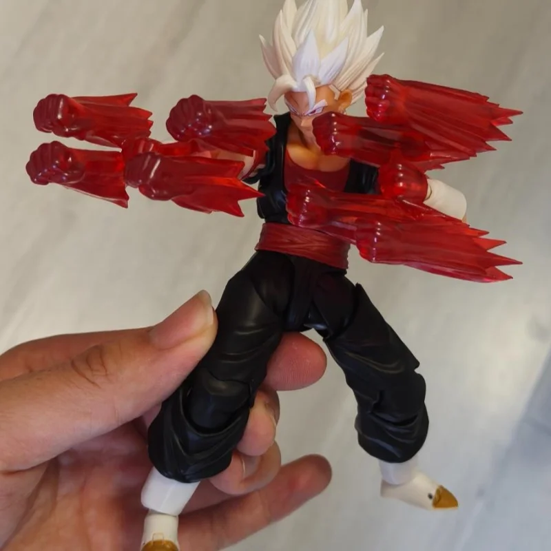 Фото Горячая новинка: Фигурка Vegetto из Dragon Ball Z от Ygmw Studio, еженедельная цветовая версия, масштаб 1/12, аниме-модель, подарок на день рождения, игрушка №3