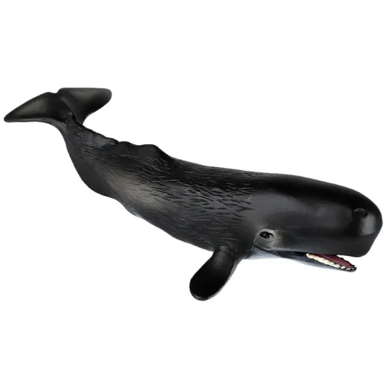 

Children's Cognitive Solid Simulation Marine Biological Model Toy Sperm Whale Shark Model Plastic Decoration Kid Toys