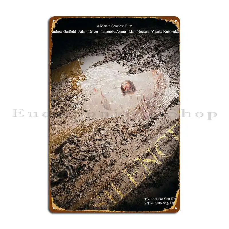 Silence Martin Scorsese Film 2016 металлический знак для гостиной клуба индивидуальный