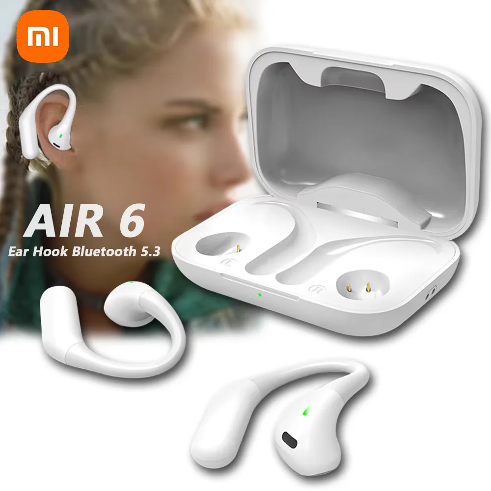 Сенсорные беспроводные наушники XIAOMI AIR 6 TWS с качеством звука 9D и широкой