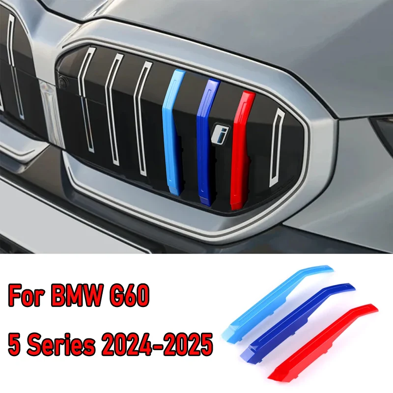

3 шт. ABS для BMW G60 G30 G31 I5 5 серии 2025 2024 2018-2023 гг. Автомобильная гоночная решетка, накладка, зажимы M Performance, автоаксессуары