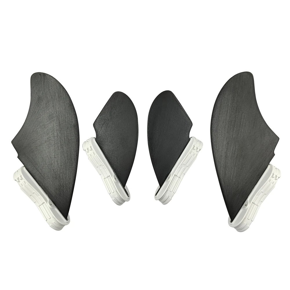 UPSURF FCS II RM Quad Fins Performance Доска для серфинга Черные большие углеродные плавники