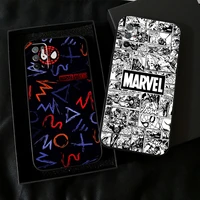 marvel avengers logo for xiaomi poco x3 pro nfc poco m3 m3 pro 5g x3 f3 gt phone case carcasa liquid silicon funda soft