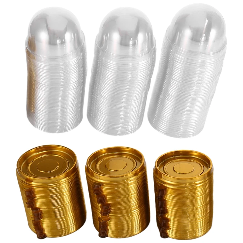 

150 шт., прозрачный пластиковый контейнер для маффинов