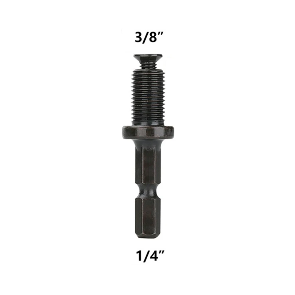 

Useful Brand New Adapter Hex Shank Drilling Bit Greater Clamping Force Hex Shank Male Thread Patented Locking Black