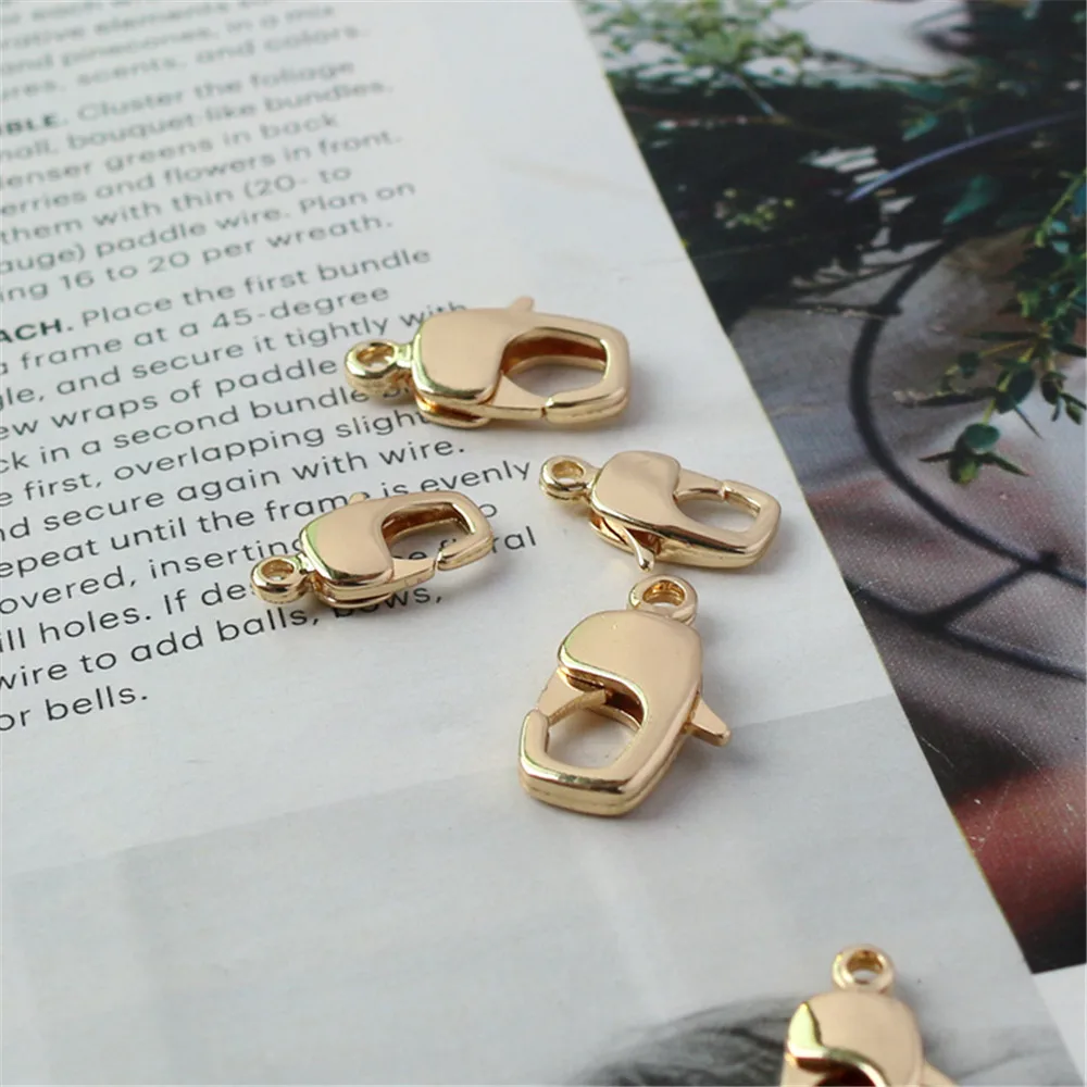 

14K gold plated DIY accessories Crab clasp lobster clasp spring clasp fishtail clasp bracelet necklace link clasp