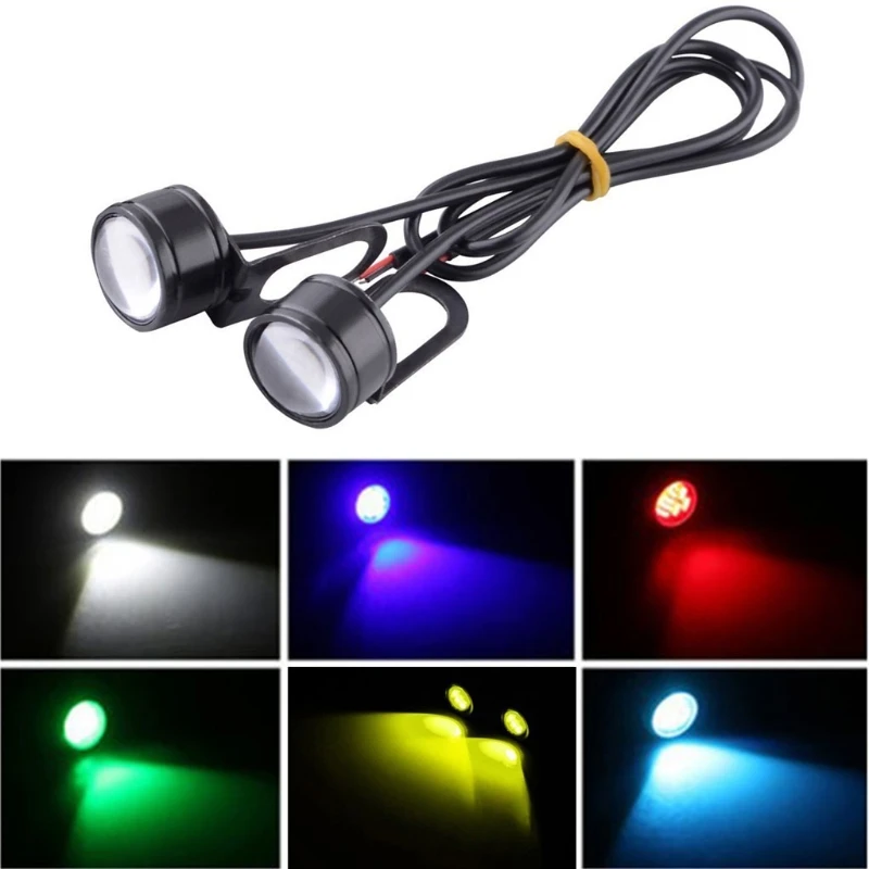 

2Pcs Universal Motorcycle Scooter Eagle Eye Flash Light Bright LED Signal Light Motorcycle Accessories R2LC